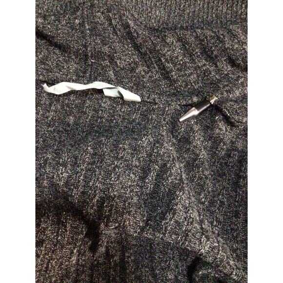 Athleta Wrap Cardigan Open Sweater Gray Soft Ribbed Jacket Knit Size XXS - Picture 12 of 12